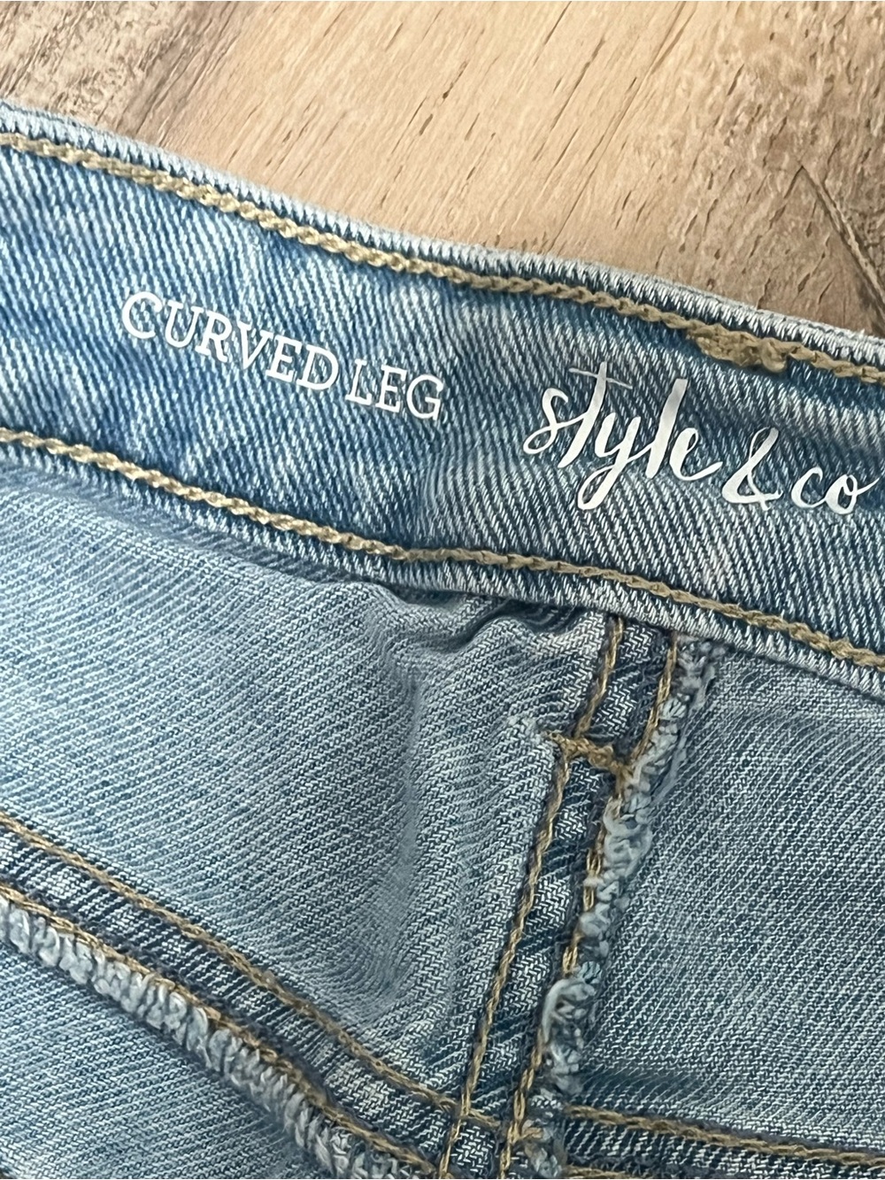 Style & Co. Light Blue Heart-Print Jeans - Picture 2 of 6
